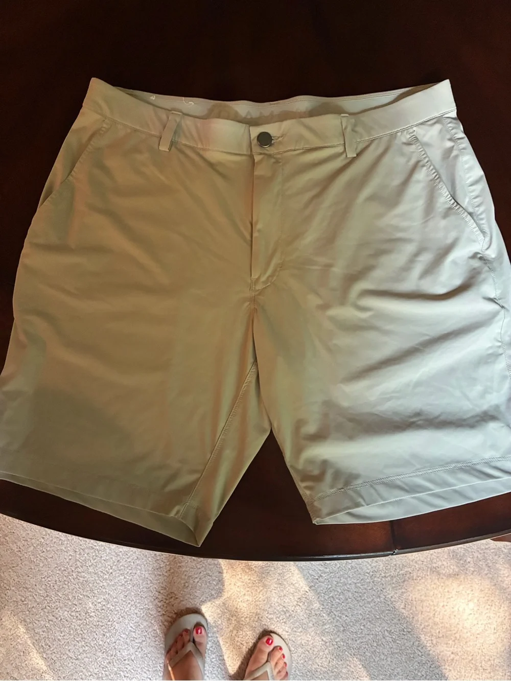 7 Diamonds Men’s Khaki/Cream Performance Shorts
